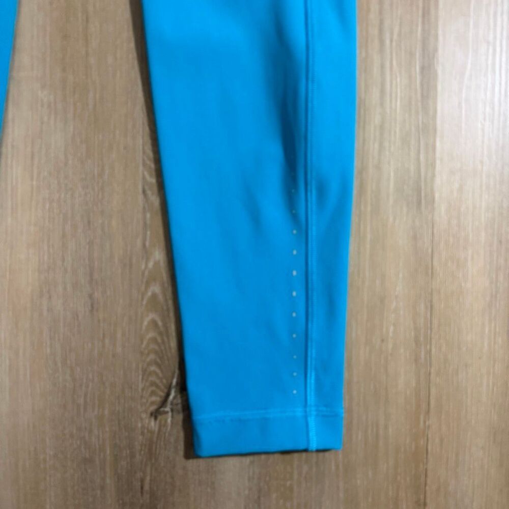 Lululemon Swift Speed Mid Rise Blue Tight Leggings Athletic Athleisure Luxury 4 - Picture 2 of 7